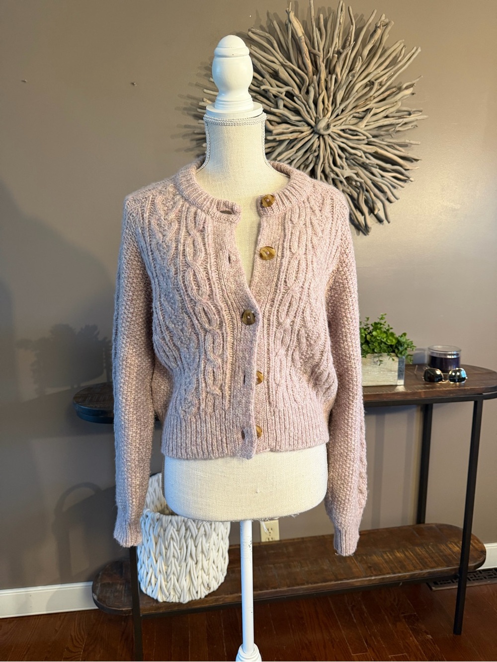 Faherty Alpaca Wool Cardigan Sweater